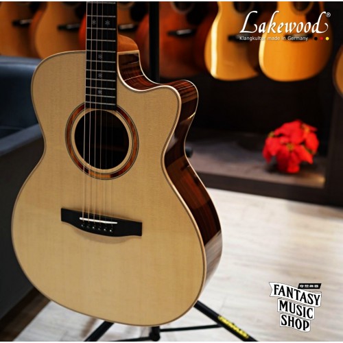 Lakewood M32C 響孔特殊鑲嵌 3A級歐洲雲杉 全單板手工民謠吉他