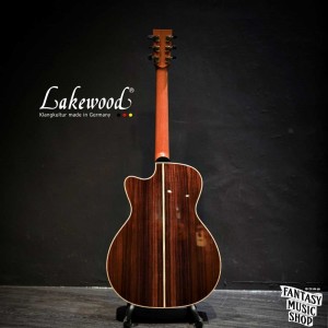 Lakewood M32CP 含拾音器 響孔環鑲鮑魚貝 全單板手工民謠吉他 