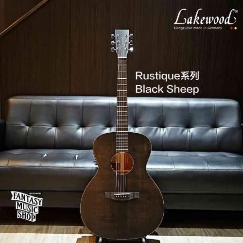 Lakewood Rustique 黑羊羊 | 桃花心木側背 全單板 含拾音器 