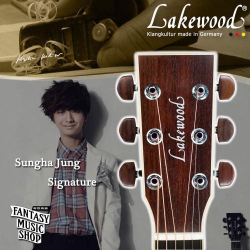 Lakewood 鄭晟河 Sungha Jung 客製款簽名琴