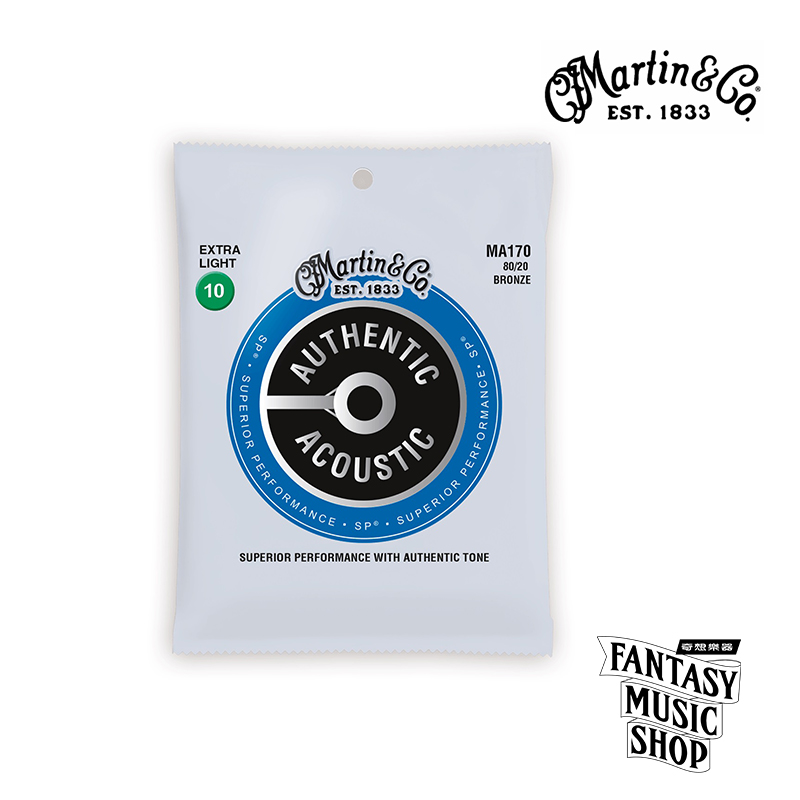 Martin MARTIN MA170 民謠吉他弦.010 | 最新真空新包裝 — 三峽吉他 / Bass｜YA! 玩音樂