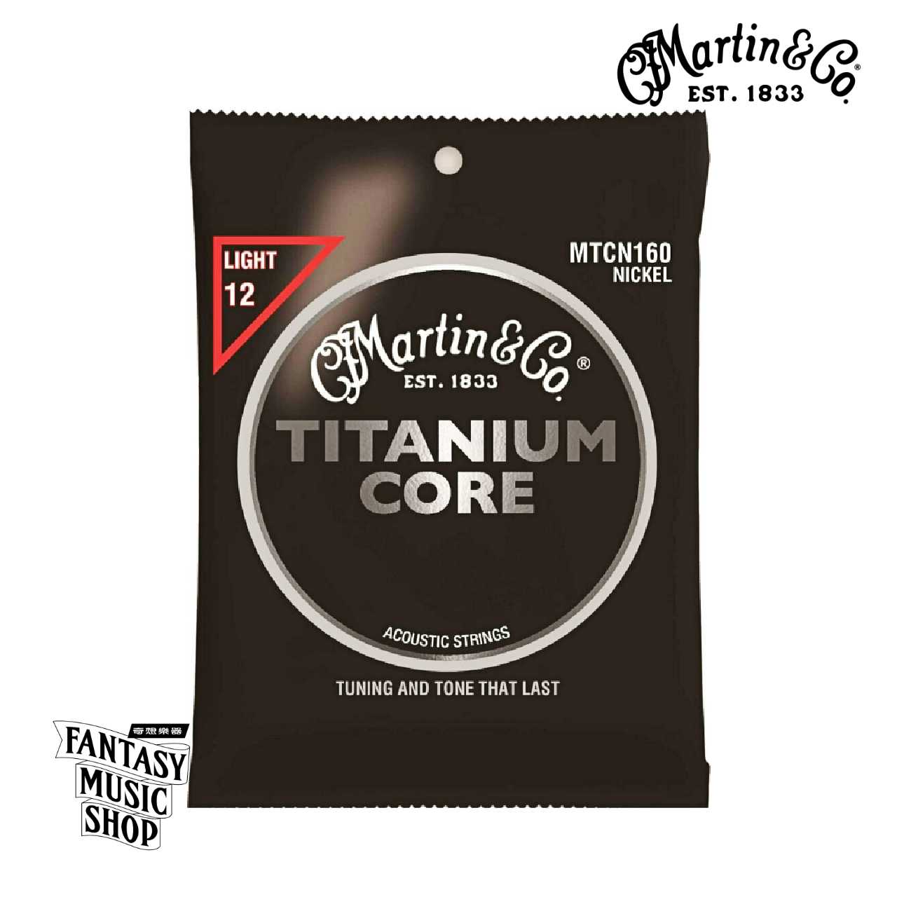 Martin Martin 木吉他弦 鈦核心弦 Titanium 民謠吉他弦 MTCN160 12-55 — 三峽弦樂器｜YA! 玩音樂