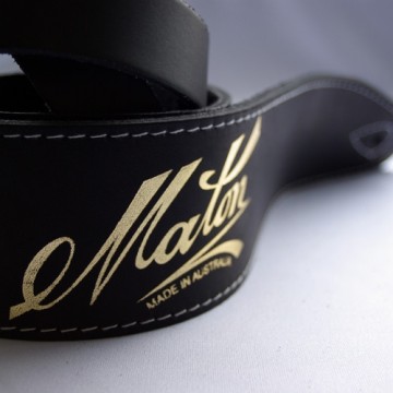 Maton 真皮 吉他背帶 | 黑色款：澳洲原廠