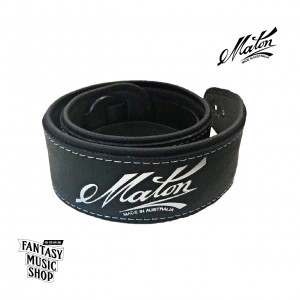 Maton Deluxe 真皮柔軟 厚棉款 吉他背帶 | 黑色款：澳洲原廠 