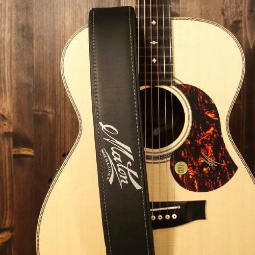 Maton Deluxe 真皮柔軟 厚棉款 吉他背帶 | 黑色款：澳洲原廠 