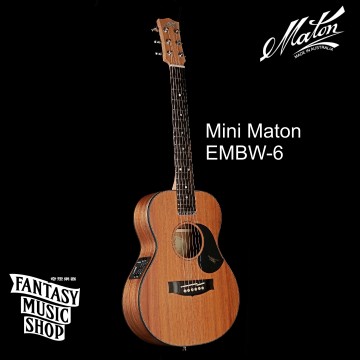 Maton EMBW-6 澳洲黑木 全單板 小吉他 澳洲製 民謠吉他 