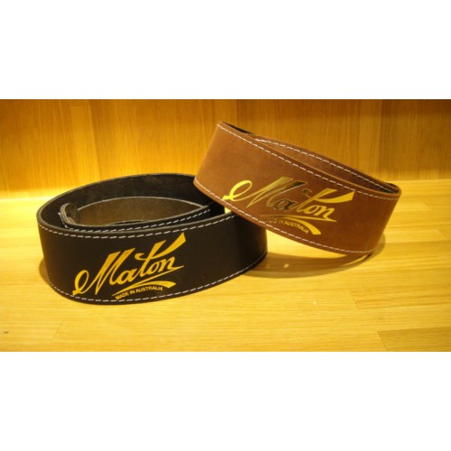 Maton 真皮 吉他背帶 | 棕色款：澳洲原廠 