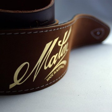 Maton 真皮 吉他背帶 | 棕色款：澳洲原廠 
