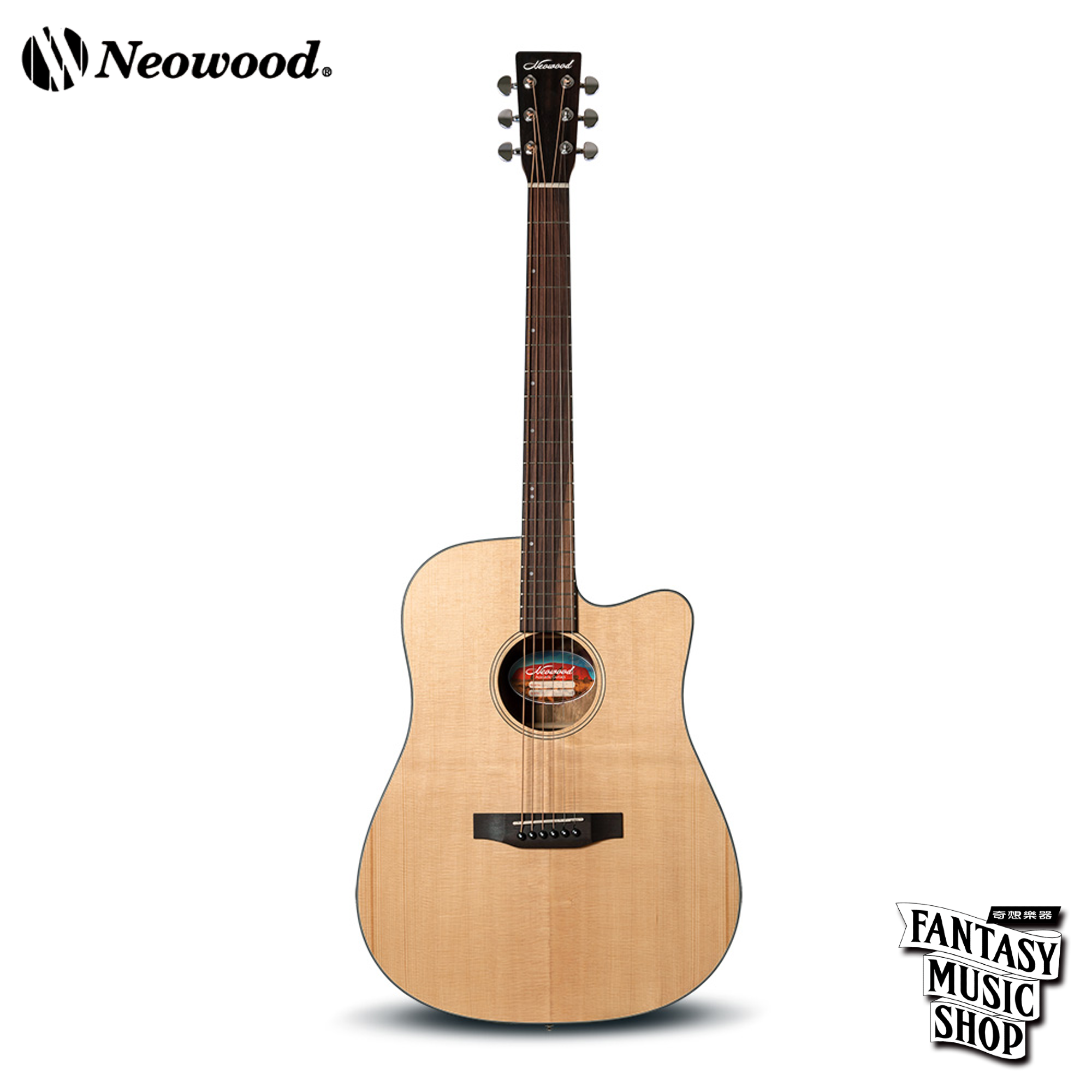 Neowood SDN-PWC 面單民謠吉他 入門款 — 三峽吉他 / Bass｜YA! 玩音樂