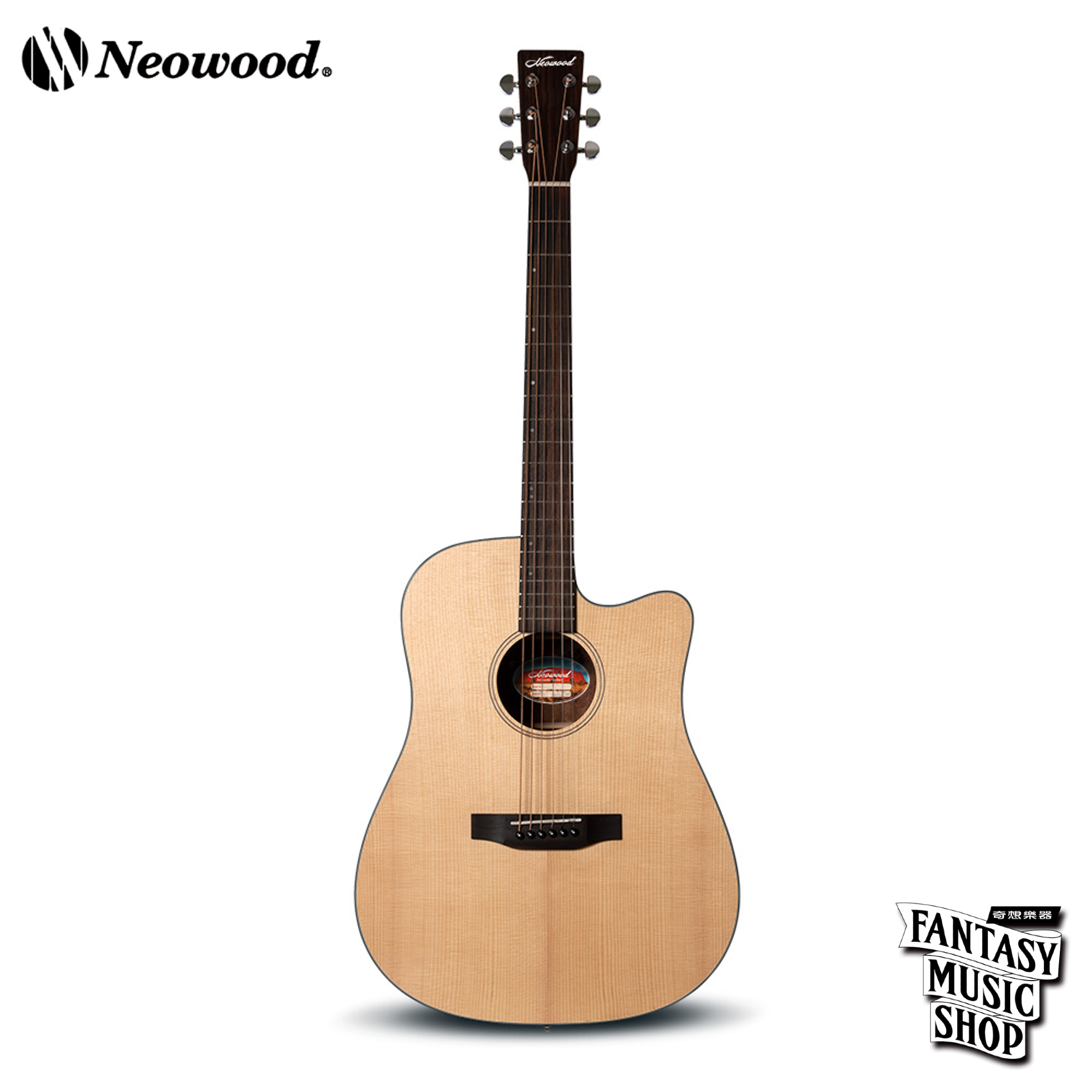 Neowood SDN-ZC 面單民謠吉他 入門款 — 三峽吉他 / Bass｜YA! 玩音樂