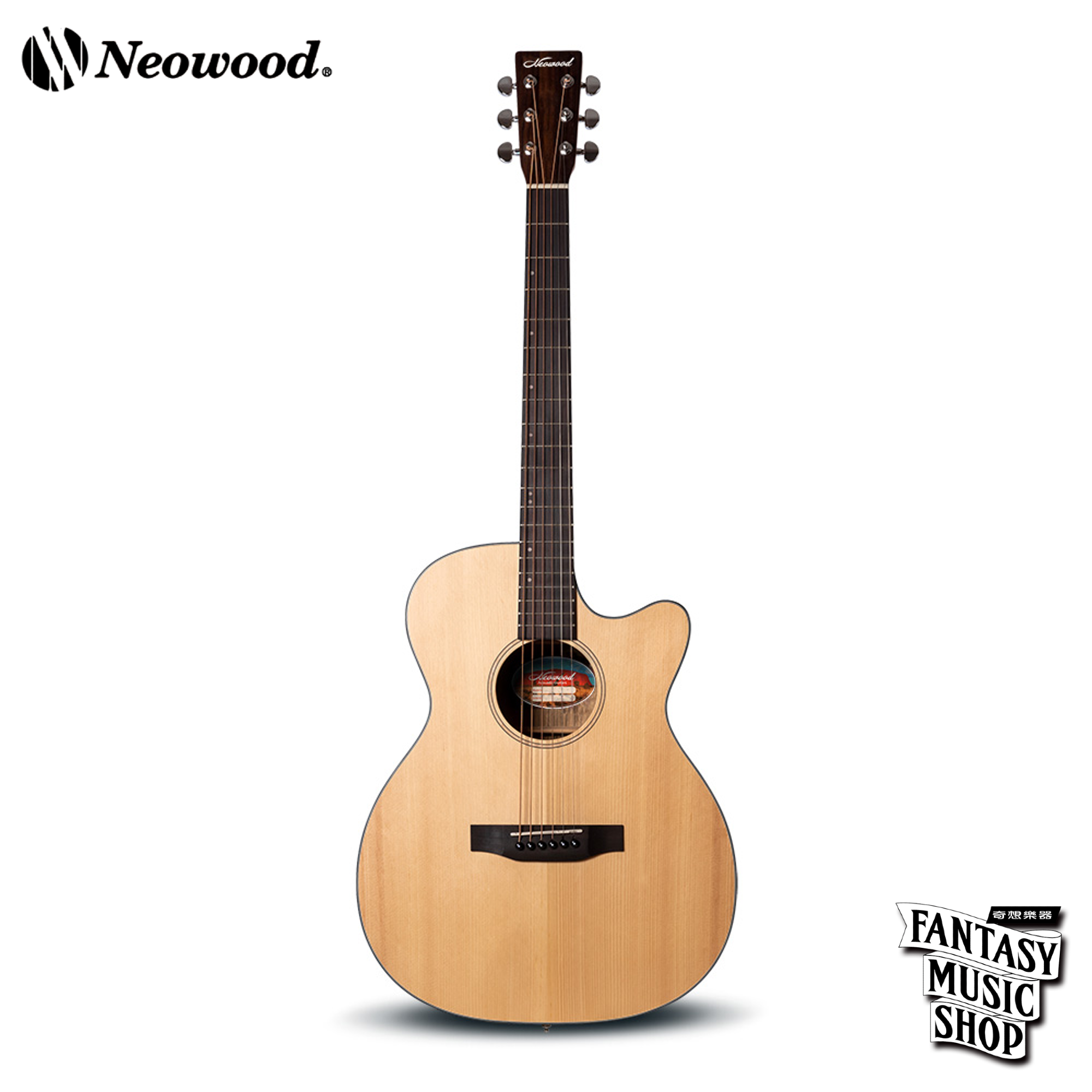 Neowood SOM-PWC 面單民謠吉他 入門款 — 三峽吉他 / Bass｜YA! 玩音樂