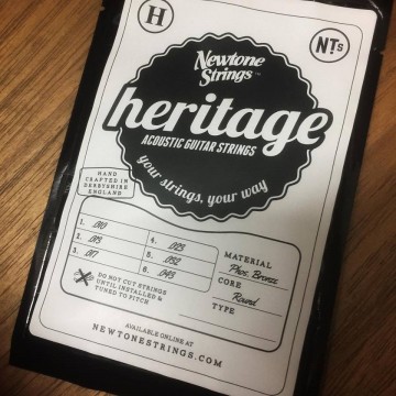 英國Newtone .010 Heritage 民謠吉弦手工弦 | 超低張力款