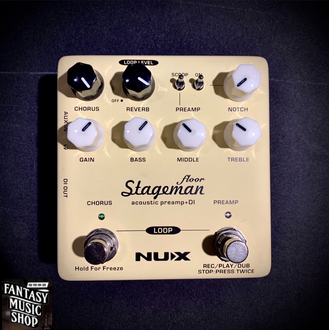 NUX Nux Stageman Nap-5 Floor Preamp DI 木吉他前級 — 三峽吉他 / Bass｜YA! 玩音樂