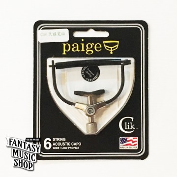 Paige Clik Capo 彈放 民謠寬版 - 美國製 不傷琴復古式移調夾 Wide Profile