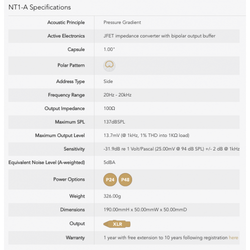 RODE NT1-A 電容式麥克風套組｜內含防震架 防噴罩