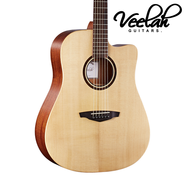 Veelah Veelah V1-DC 面單板 民謠吉他 | 插電 或 無插電版本 — 三峽吉他 / Bass