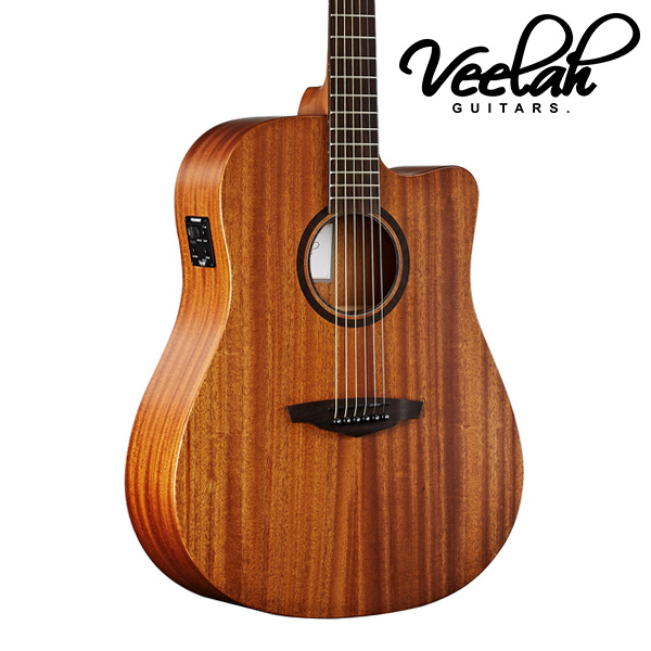 Veelah Veelah V1-DMCE 缺角 面單板 插電 民謠吉他 — 三峽吉他 / Bass