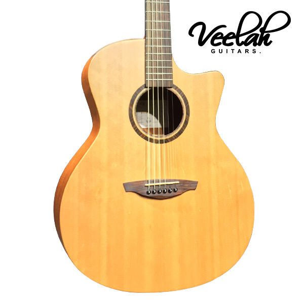 Veelah Veelah V1-GAC 缺角 面單板 民謠吉他 — 三峽吉他 / Bass