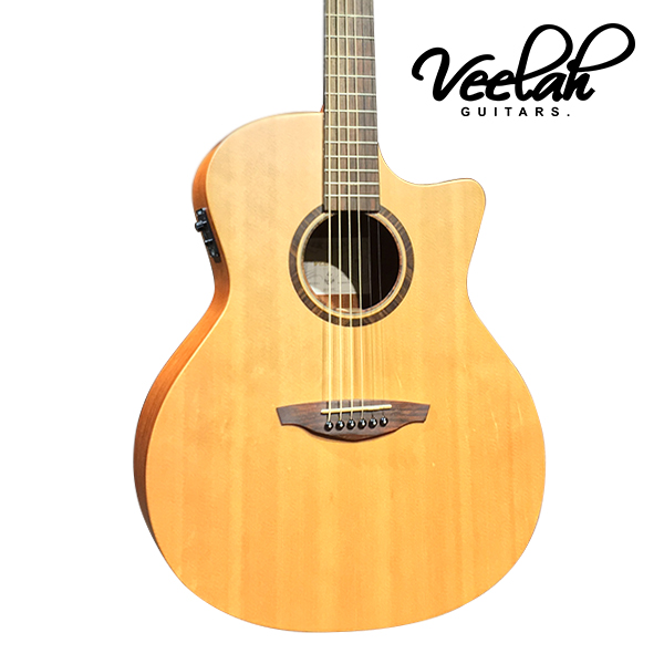 Veelah Veelah V1-GACE 缺角 面單板 插電 民謠吉他 — 三峽吉他 / Bass