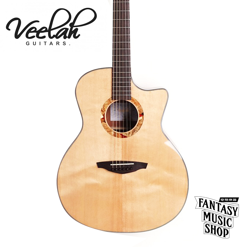 Veelah Veelah V2-GAC 缺角 面單板 亮面漆 民謠吉他 — 三峽吉他 / Bass｜YA! 玩音樂
